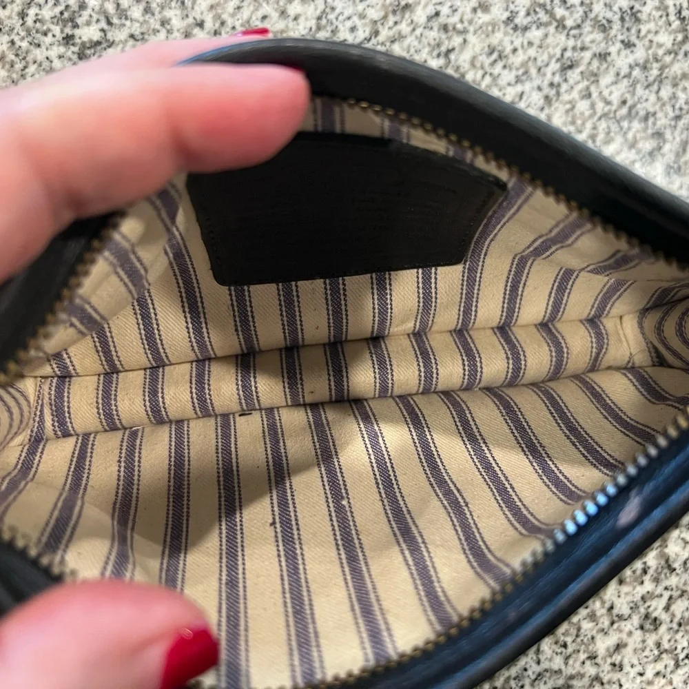 Vintage Coach Chunky Makeup case -Black - Picture 5 of 5